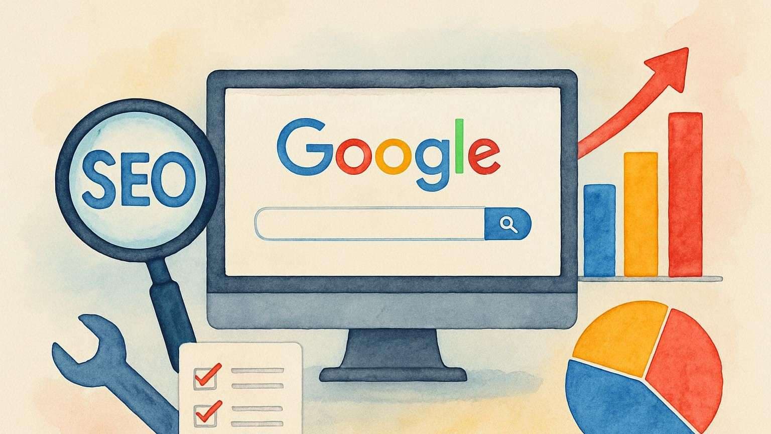 An image portraying the post title Best Google Search Engine Optimization Tools Free for 2025