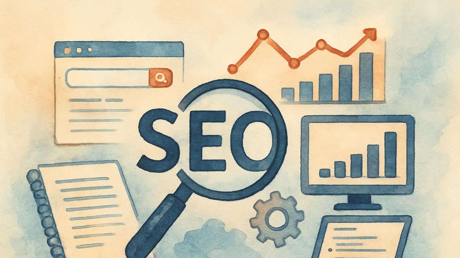 An image portraying the post title Search Engine Optimization Course: What to Look for and Automated Options for SaaS