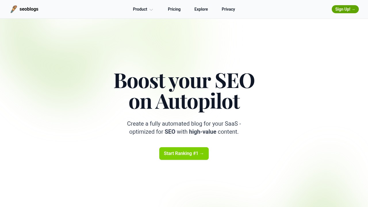 seoblogs homepage